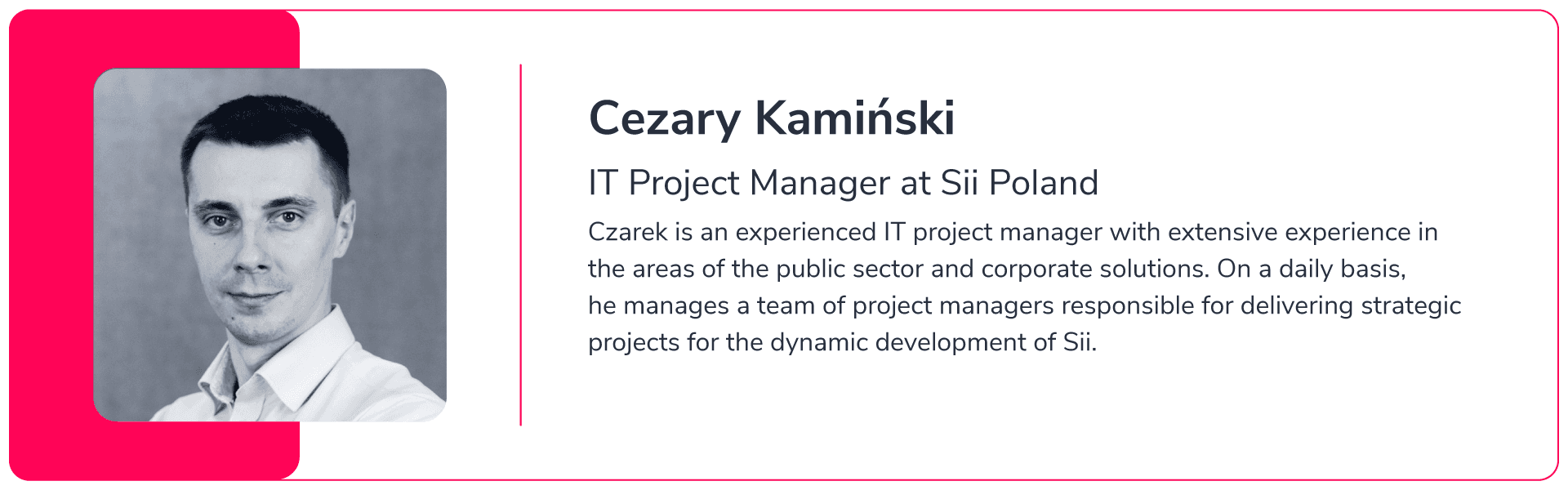 Cezary - customer story