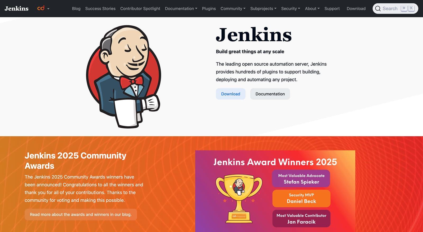 Jenkins - build great things at scale!