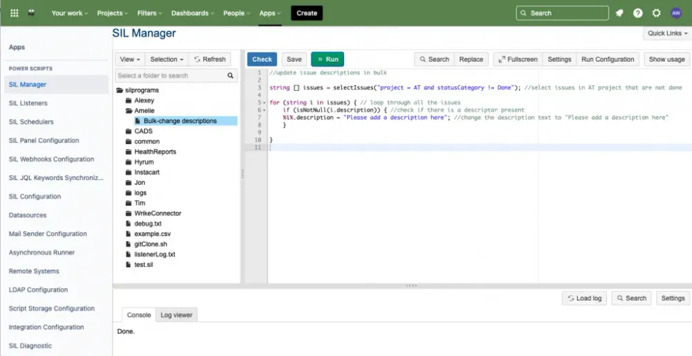 Making bulk changes with Power Script’s SIL Manager
