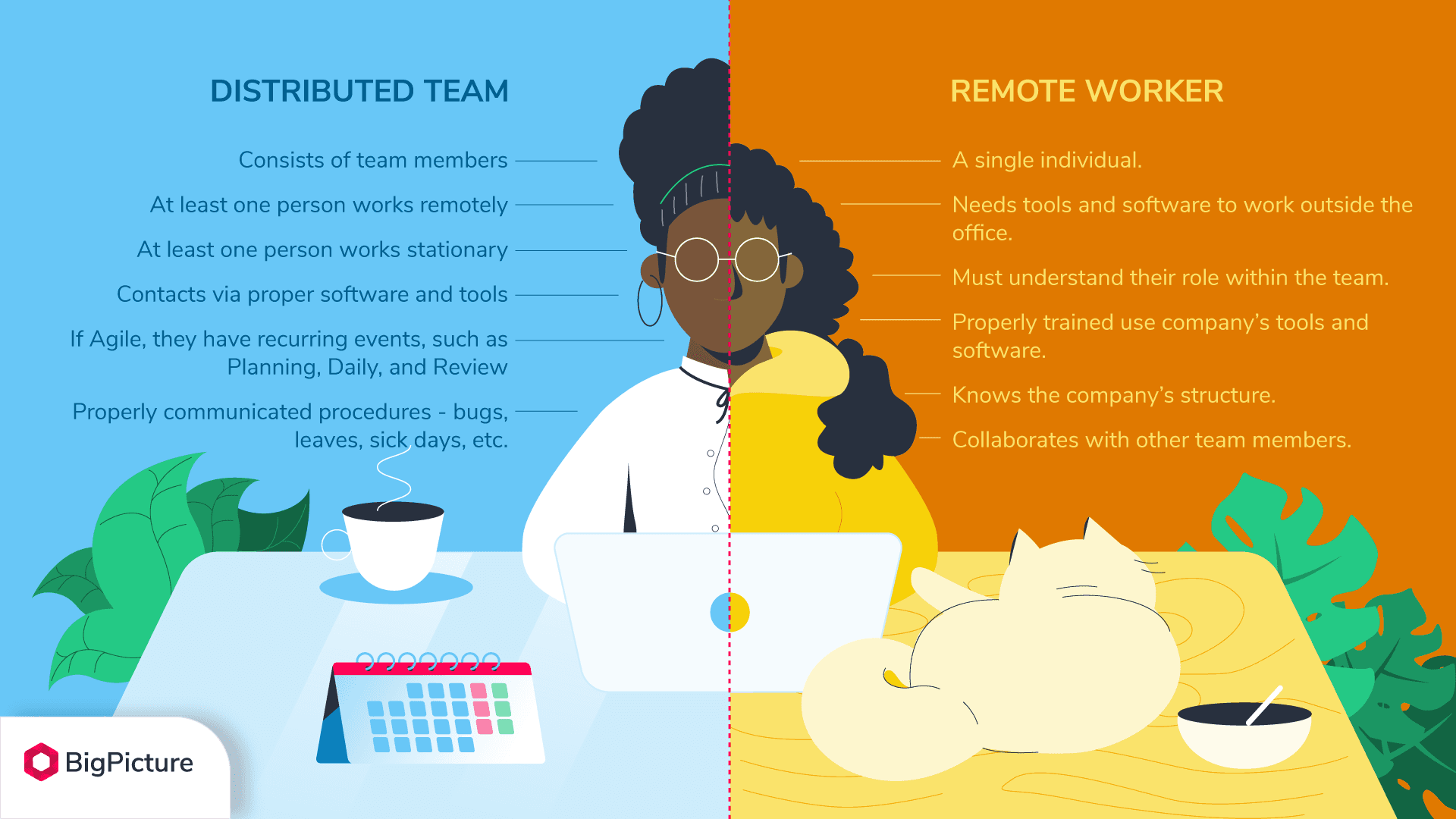 The distributed team and remote workers – the main differences