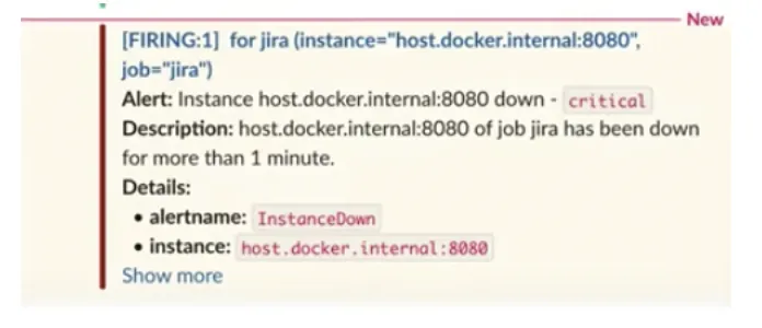 Prometheus Exporter PRO for Jira – notification example
