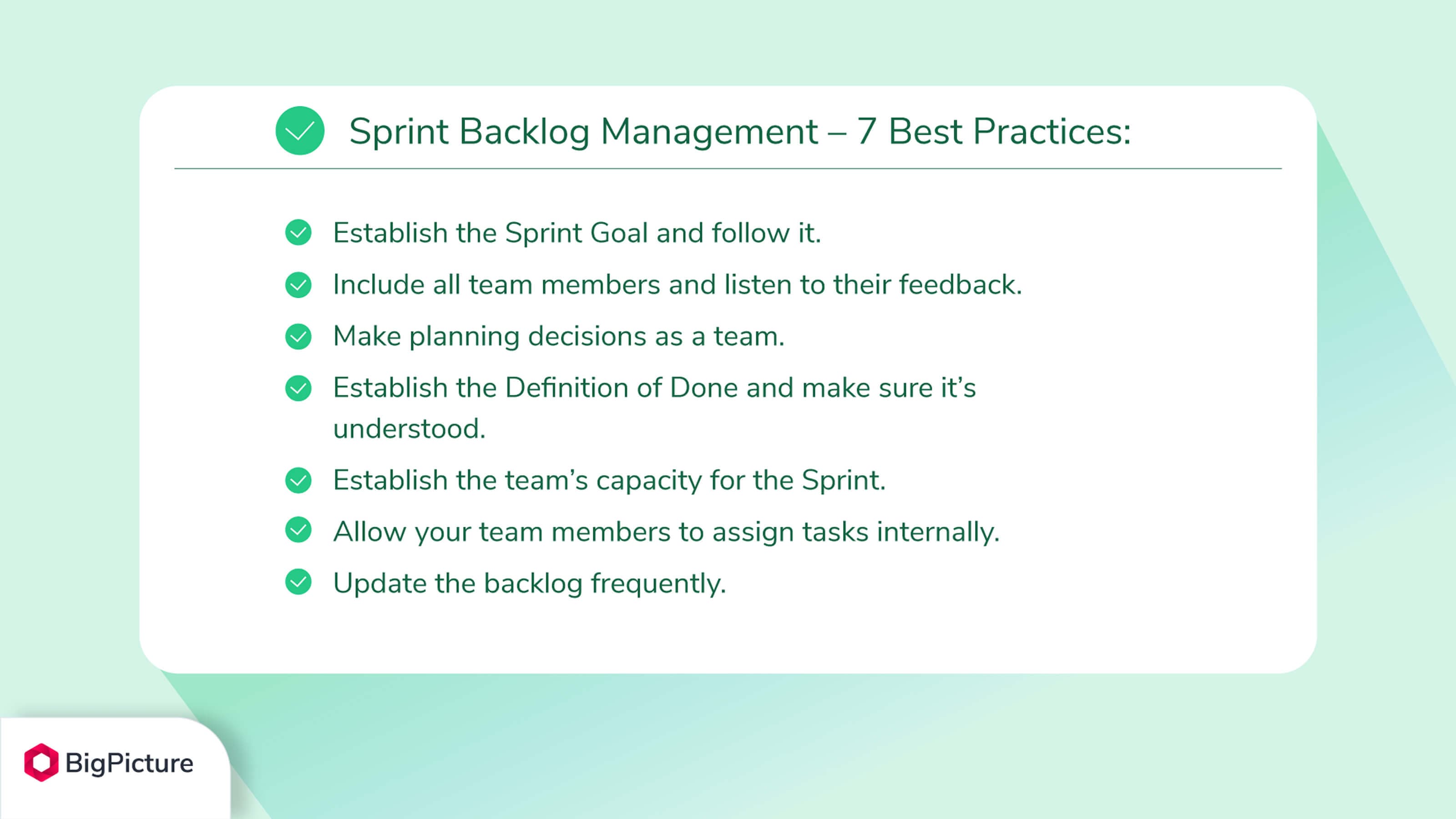 Spring backlog management — 7 best practices
