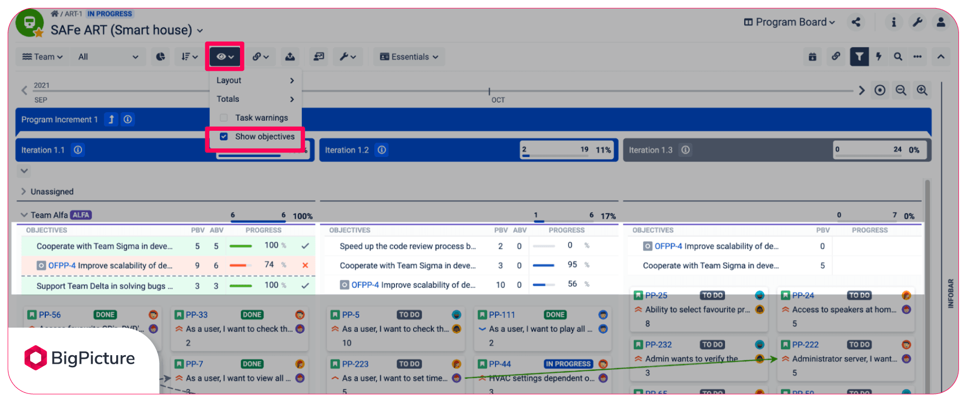 Collapsed views for teams: Craftsman, Native Features, and Tools4you, as well as for the Unassigned tasks.