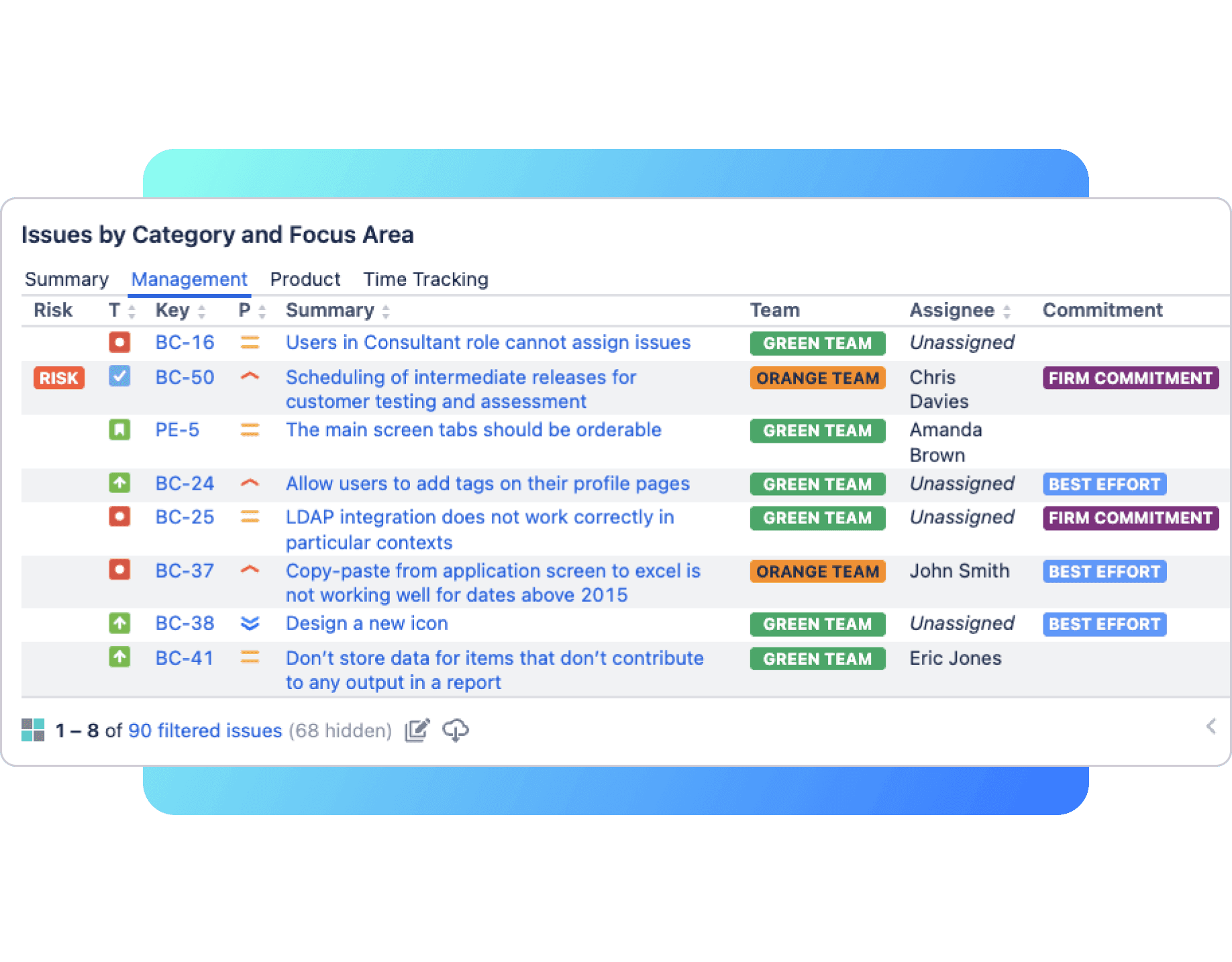 Filters for Jira Dashboards
