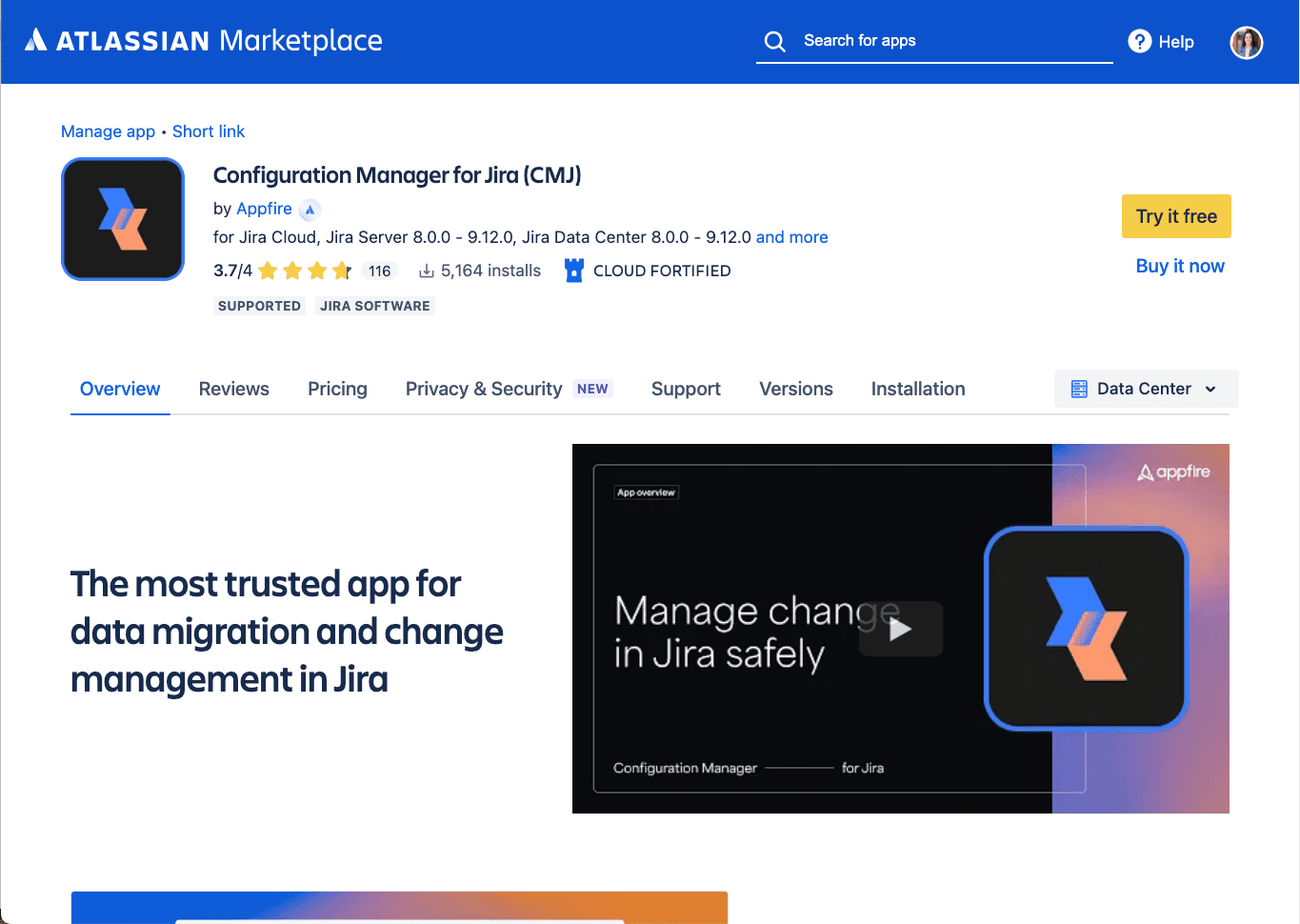 Install CMJ from Marketplace
