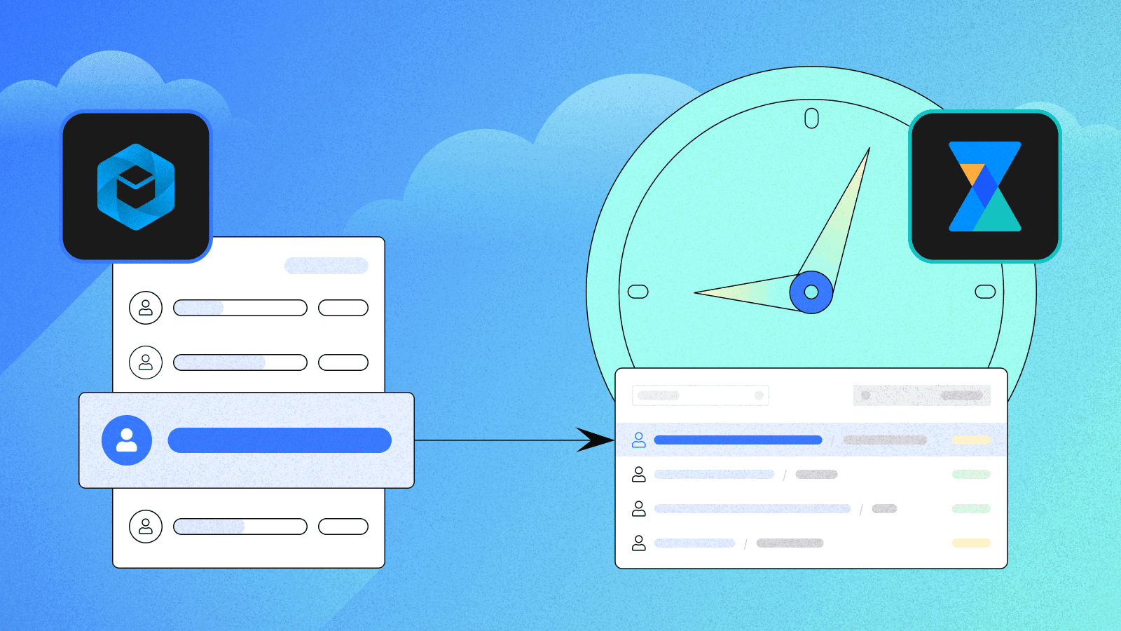BigPicture integration with 7pace showing timeline and workload visualization