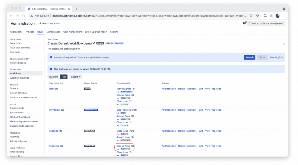 Adding validators in workflows