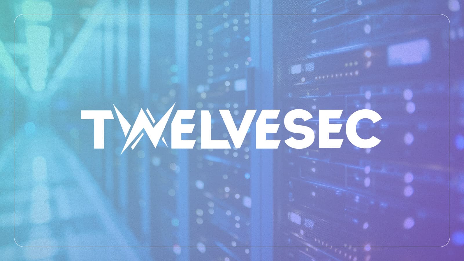 Server room with TwelveSec logo overlay.