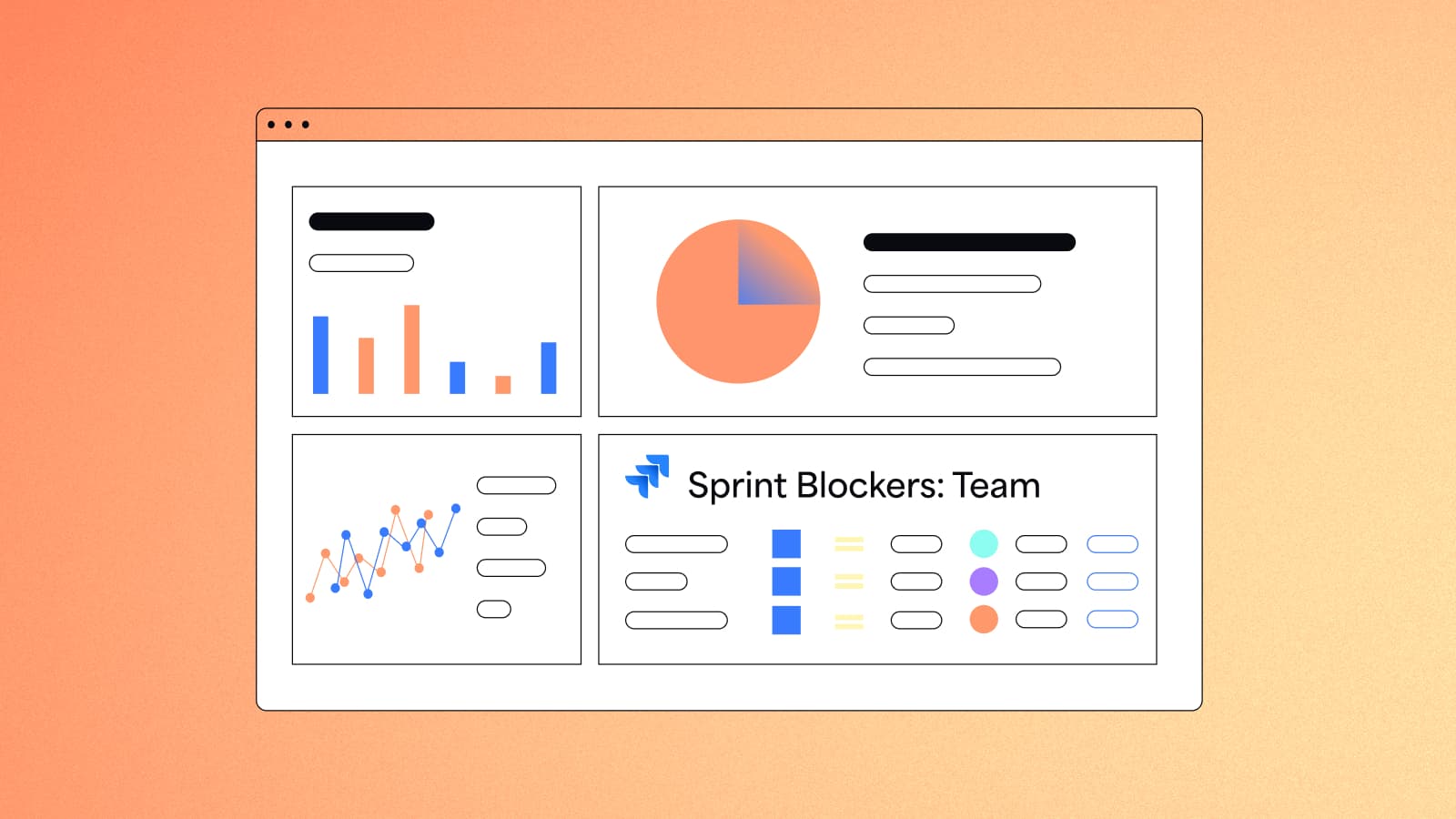 how to add sprint blockers to a jira dashboard