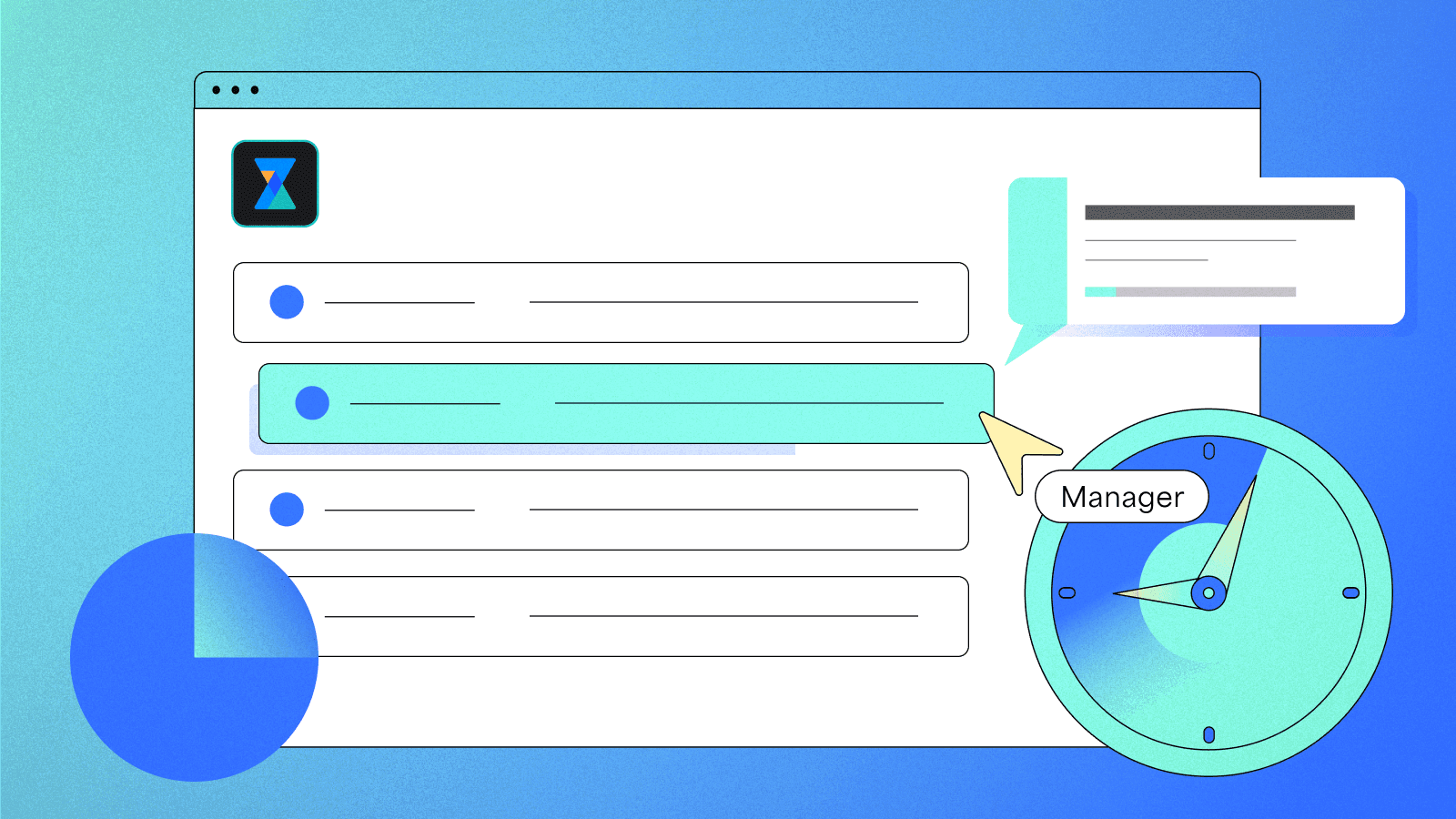 Dashboard showing time tracking and reporting tools in Jira for managers and operations leads using 7pace