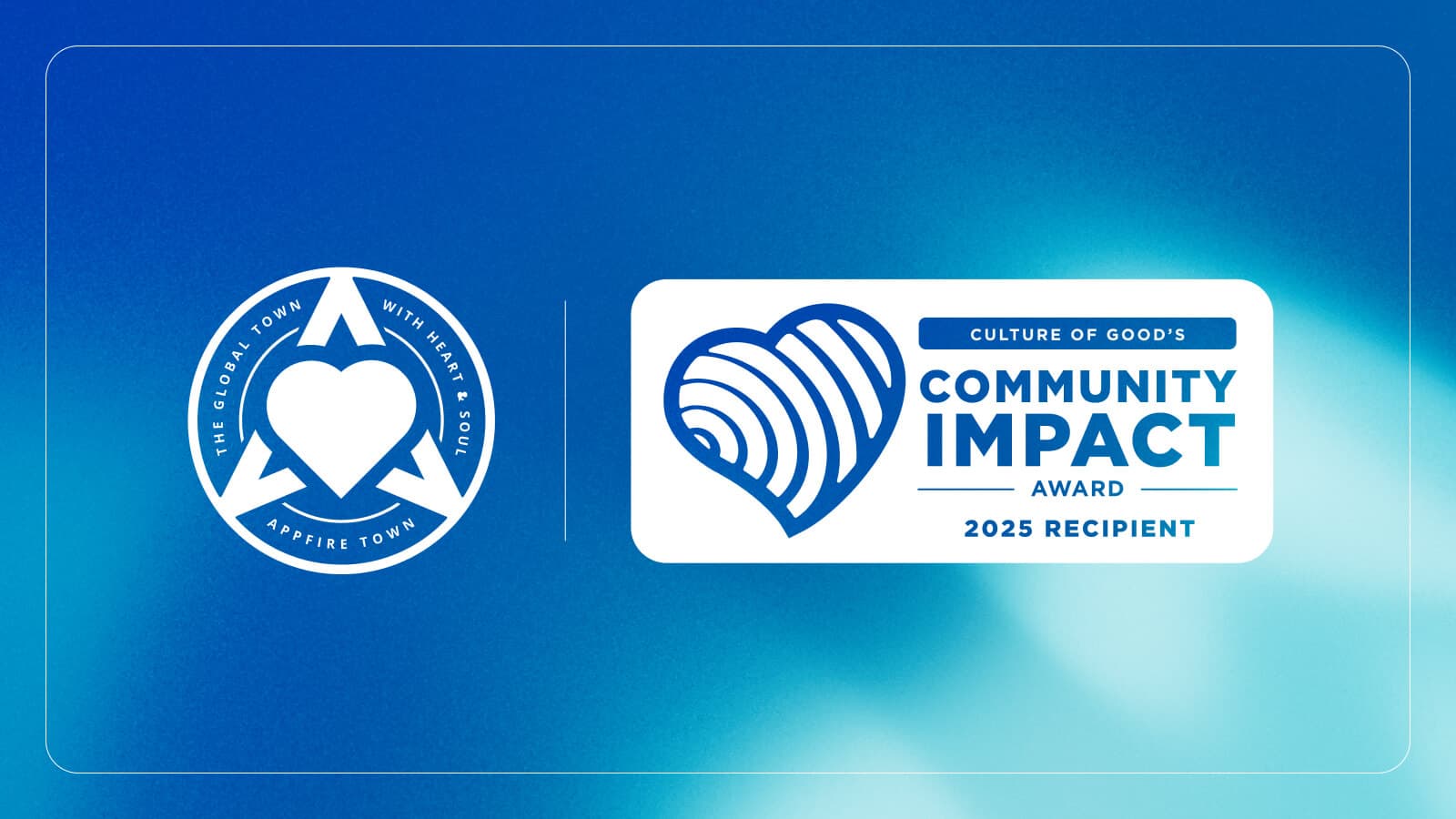 Appfire receives the 2025 Culture of Good’s Community Impact Award for contributions to global community initiatives.