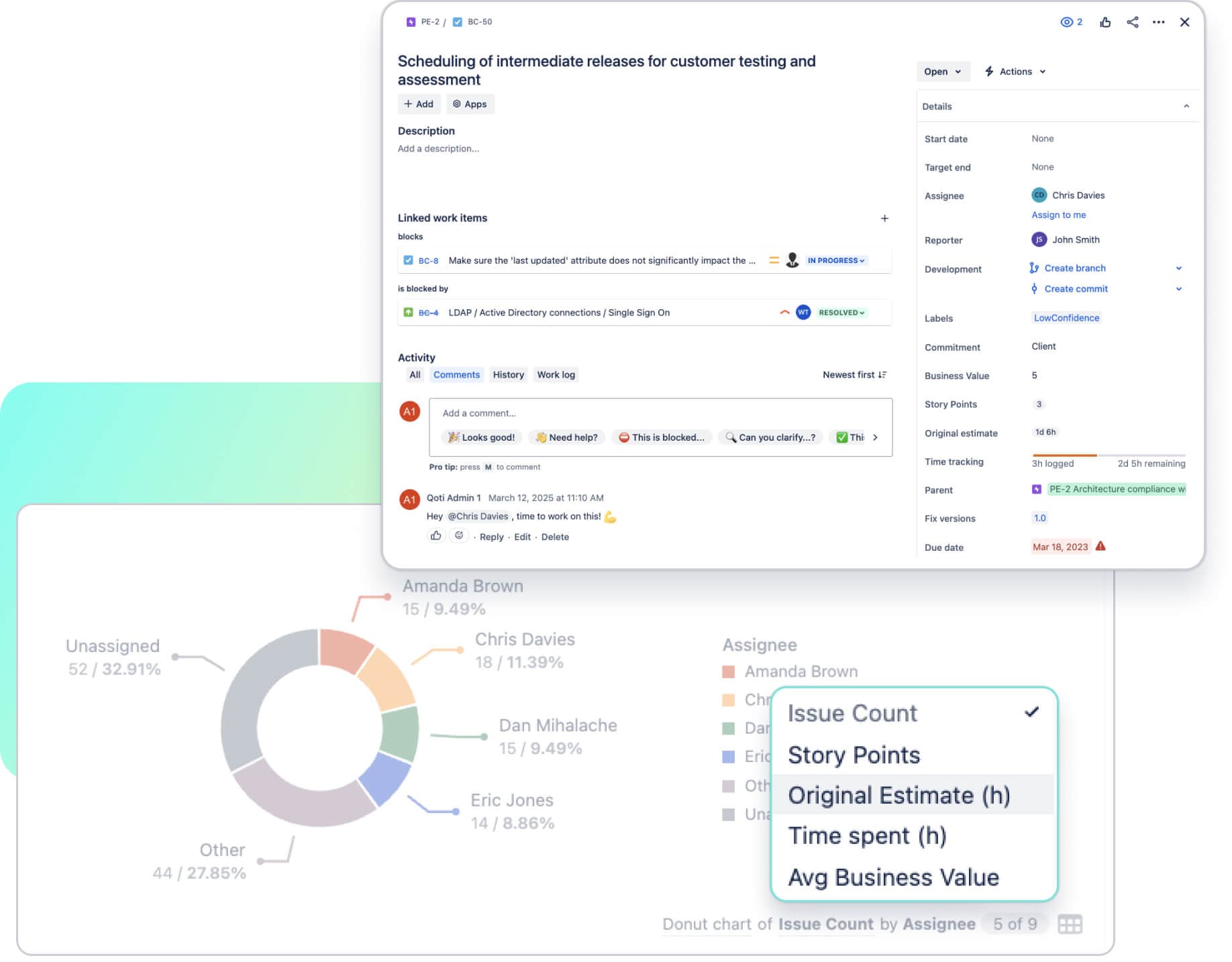 Interact with both data and metrics in one place for deeper, more actionable insights.