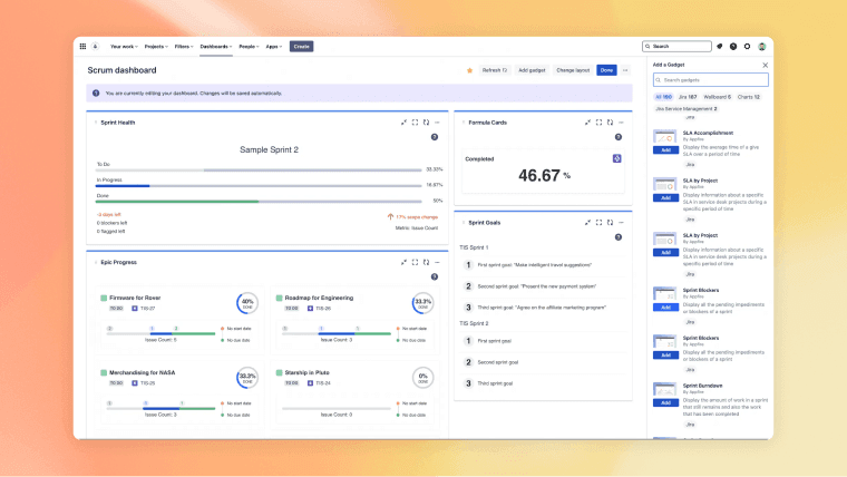 Which Jira Gadgets are Best for Information Radiators? - Old