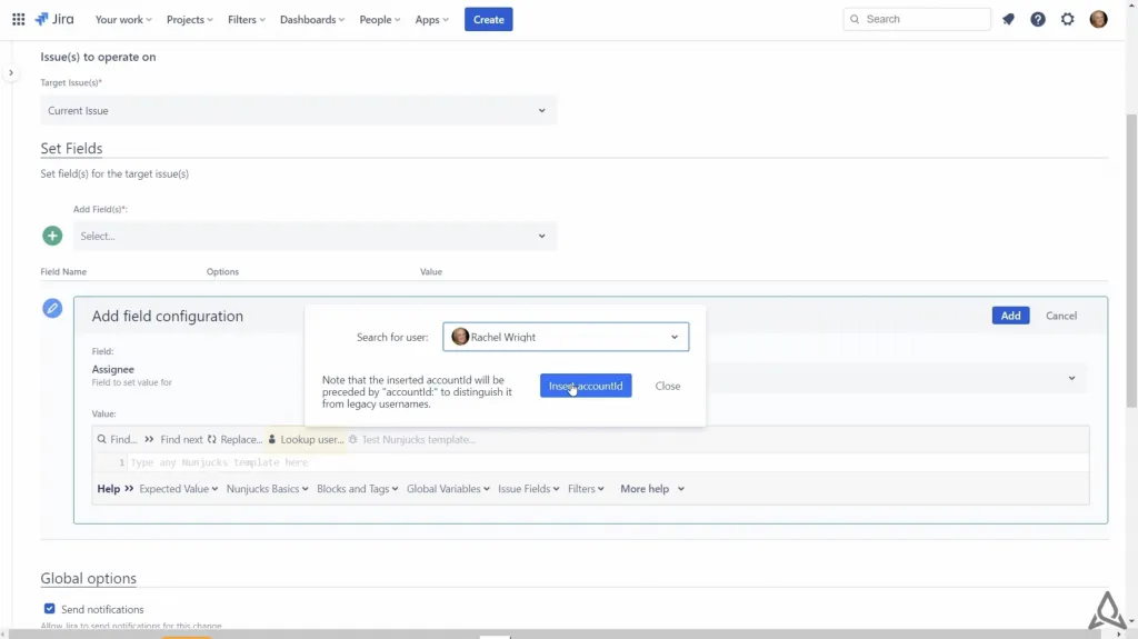 Lookup user feature