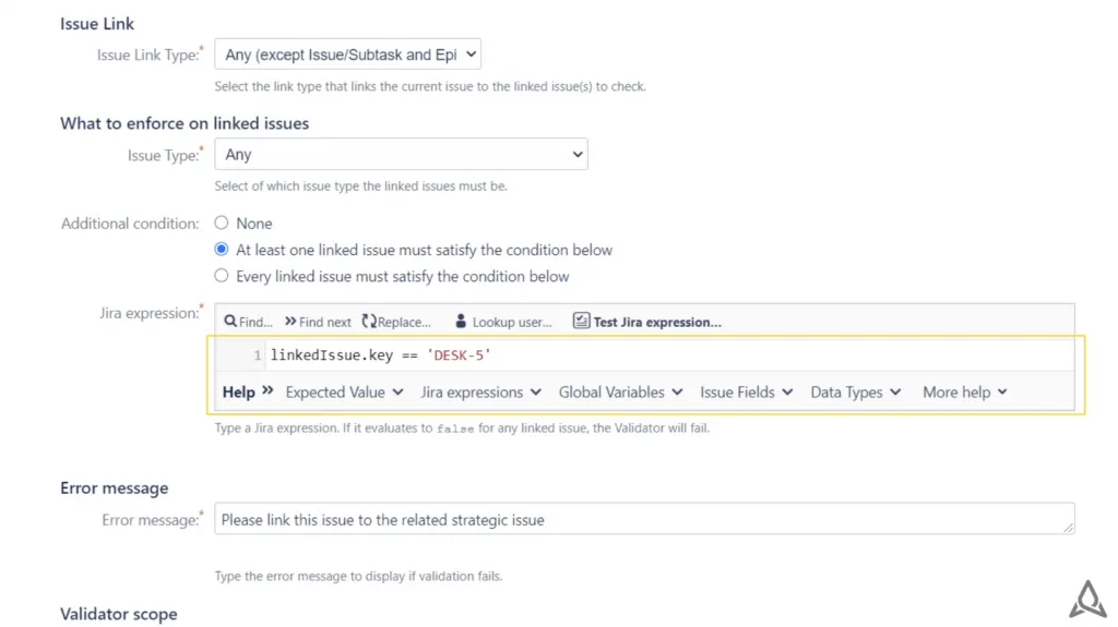 Jira expression