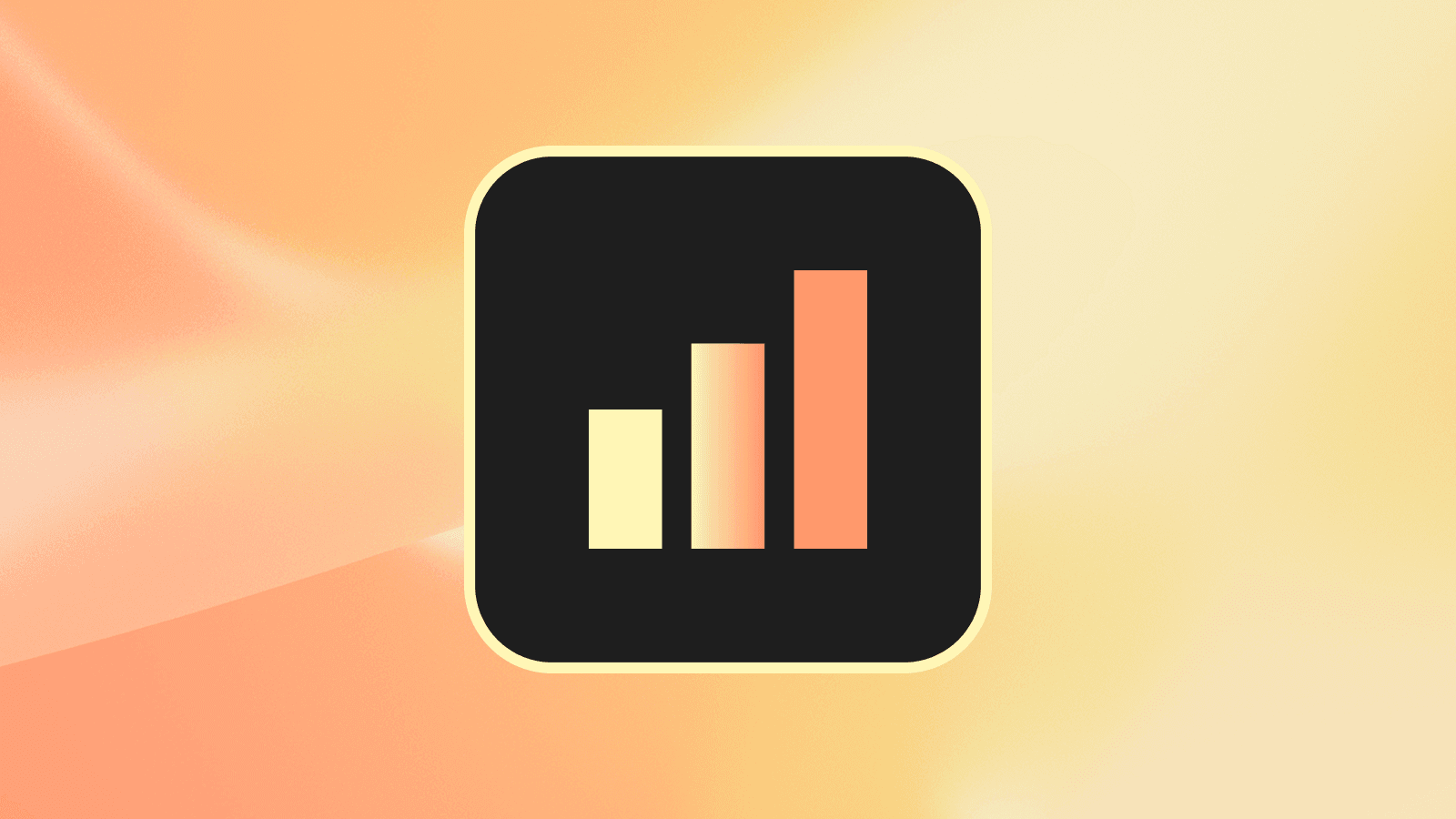 Power Bi Connector logo on a gradient yellow background