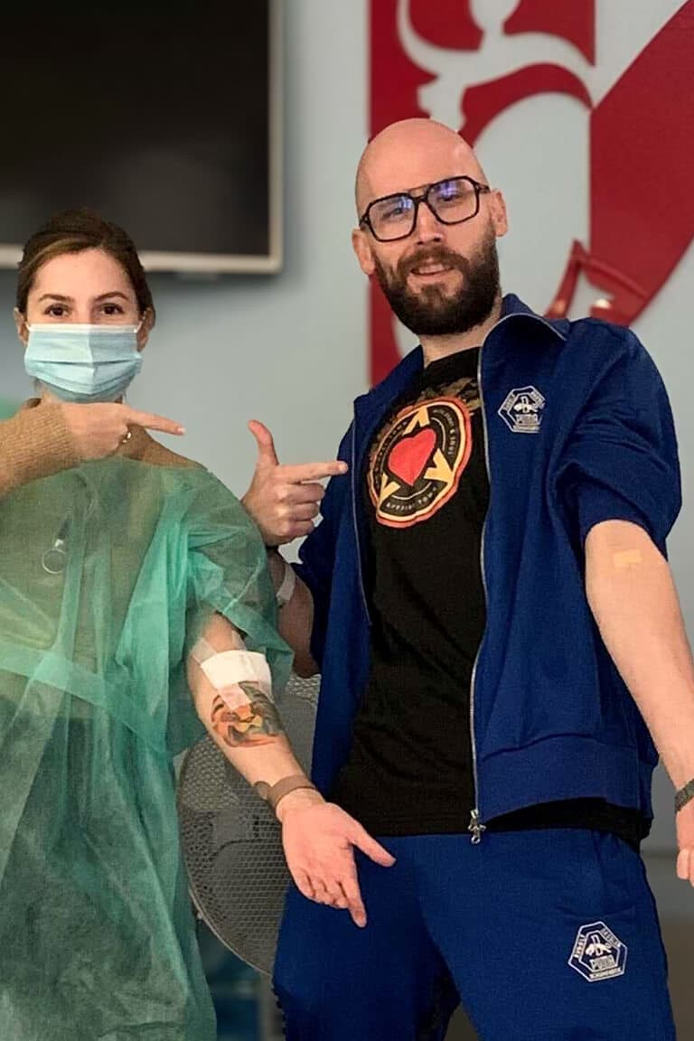 Bartosz Tybus stem cell donation