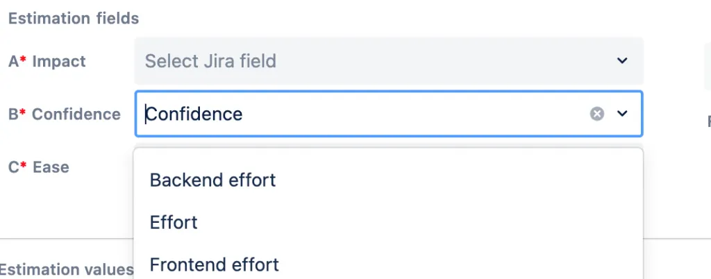 Select Jira field
