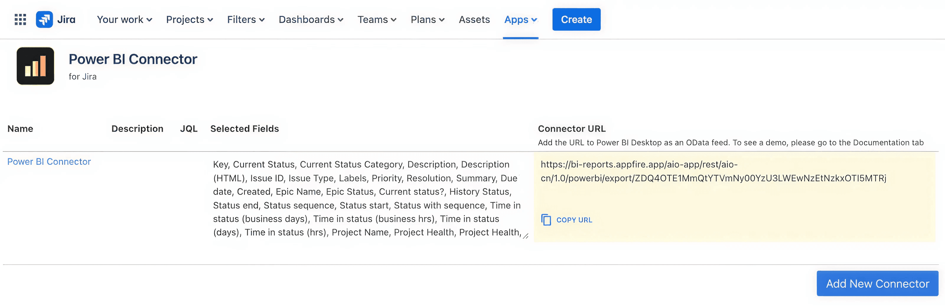 Connect Jira and Appfire's Power BI Connector by generating a unique 