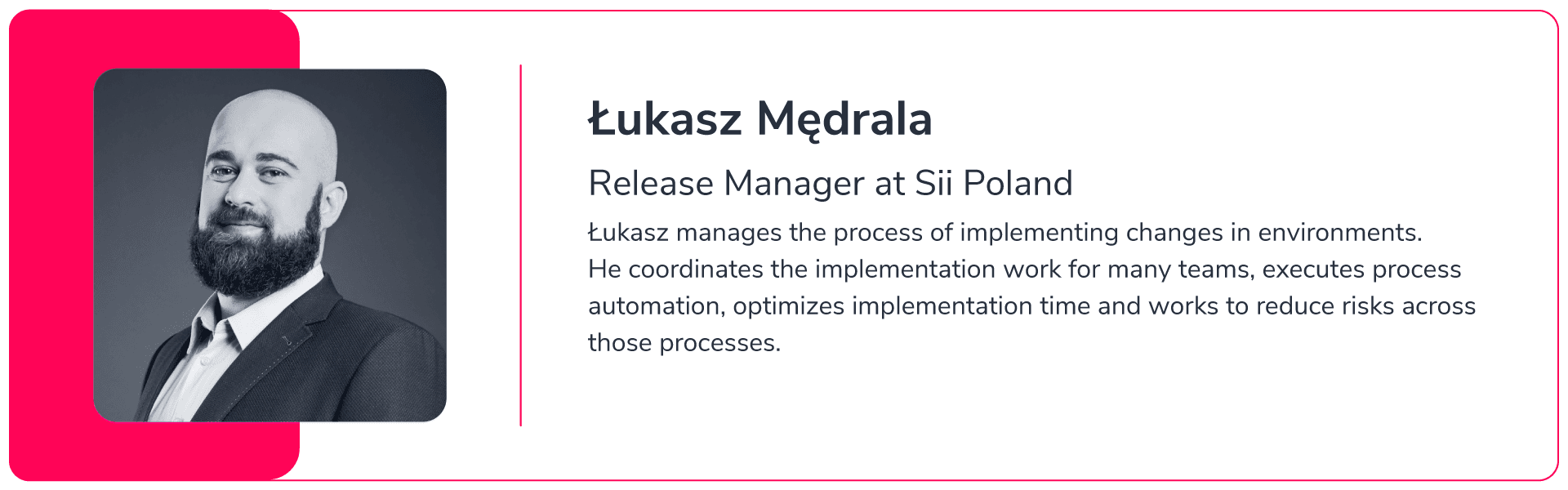 Lukasz - customer story