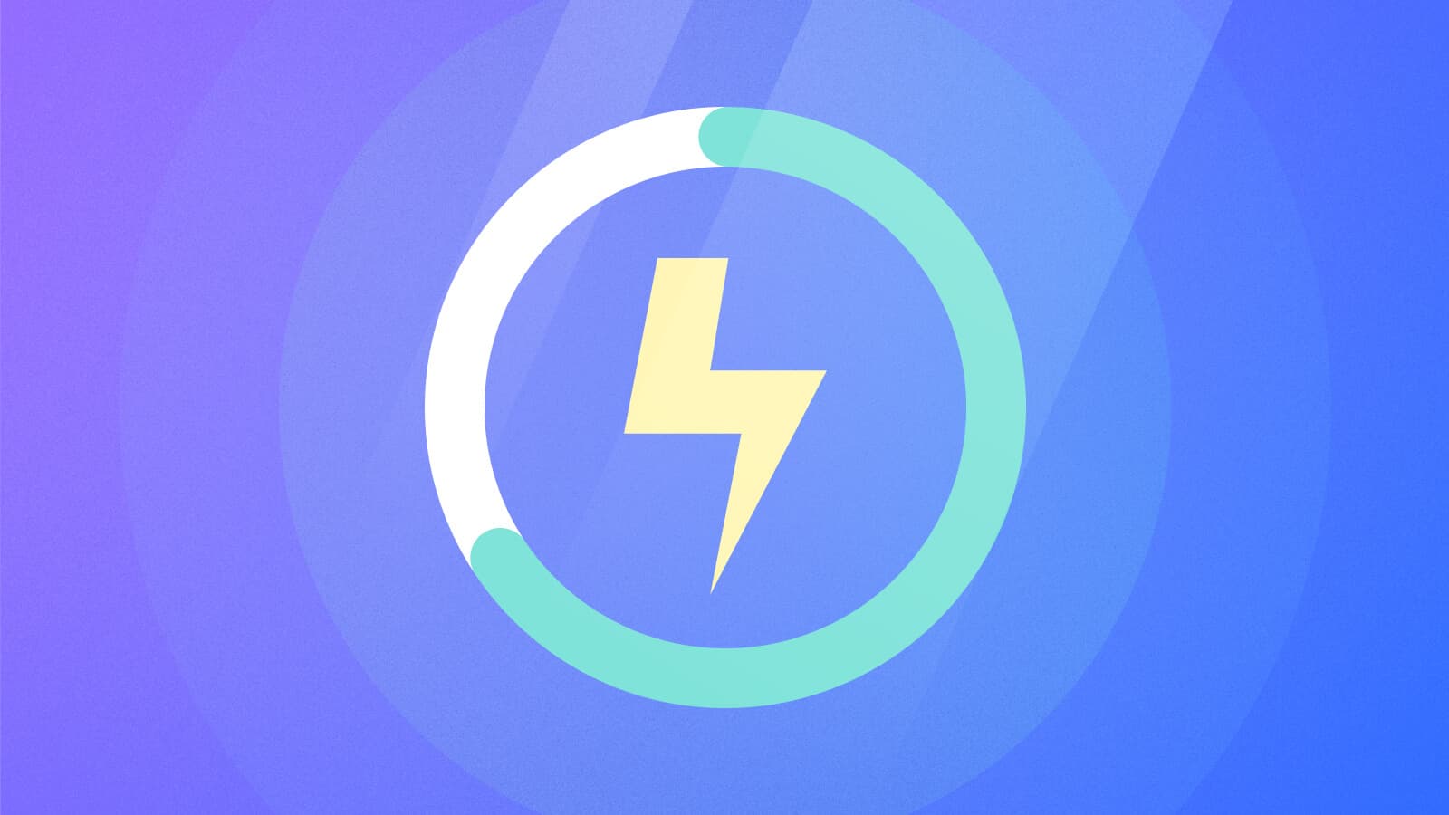 a circular progress ring and a lightning bolt icon, representing the measurement and optimization of engineering efficiency.