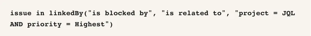 JQL query example