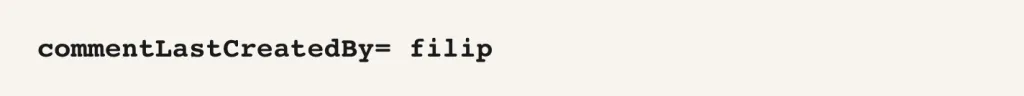 JQL query example
