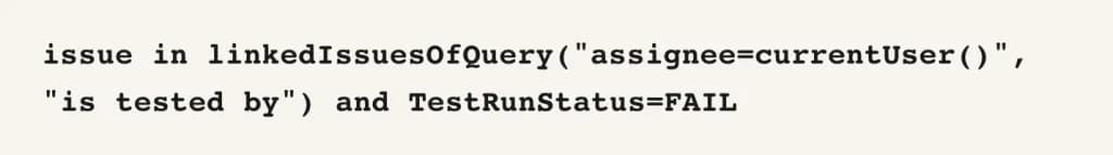 JQL query example
