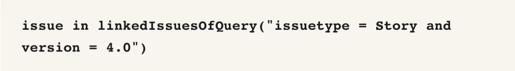 JQL query example