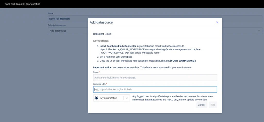 Add data source