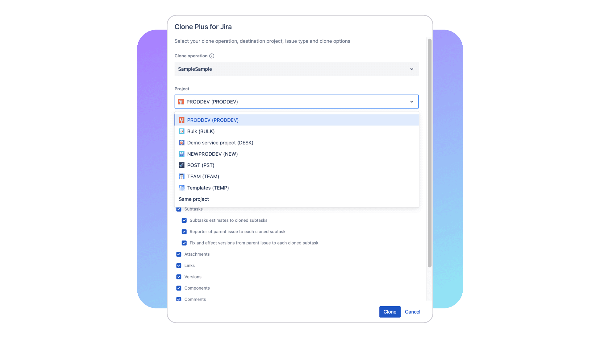 Clone Plus Feature 1