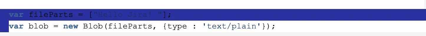 Formdata blob