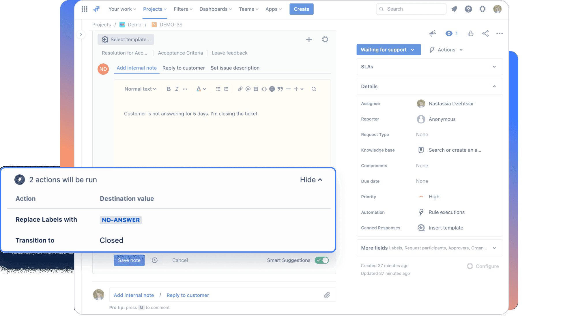 Request management
