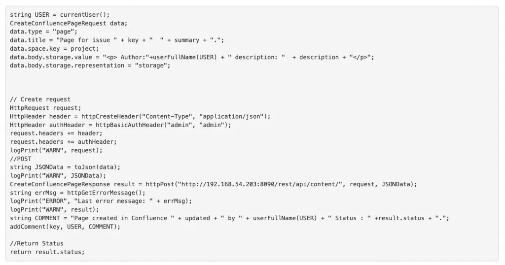 SIL code with struct declaration