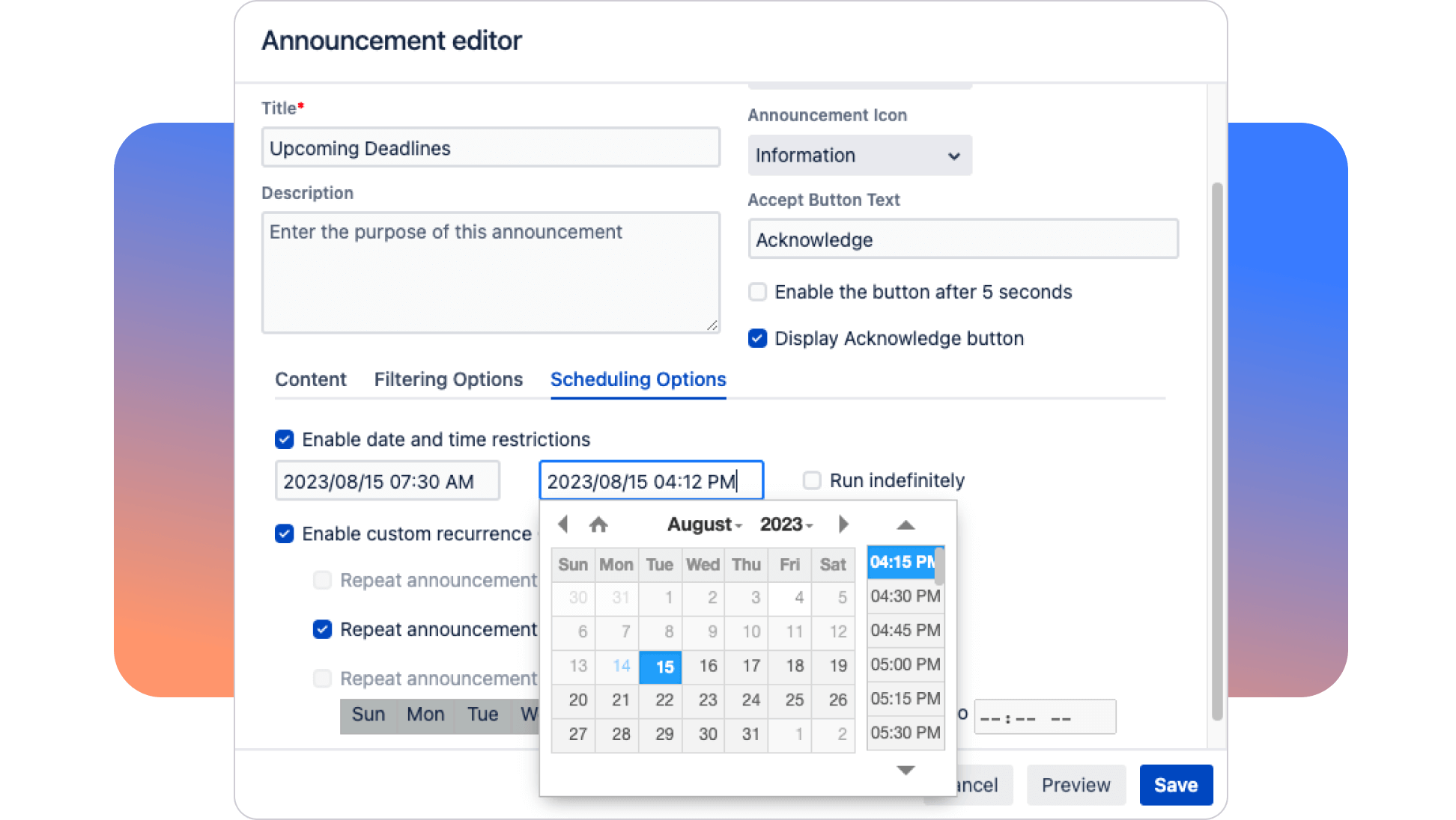 Announcer for Jira feature 2