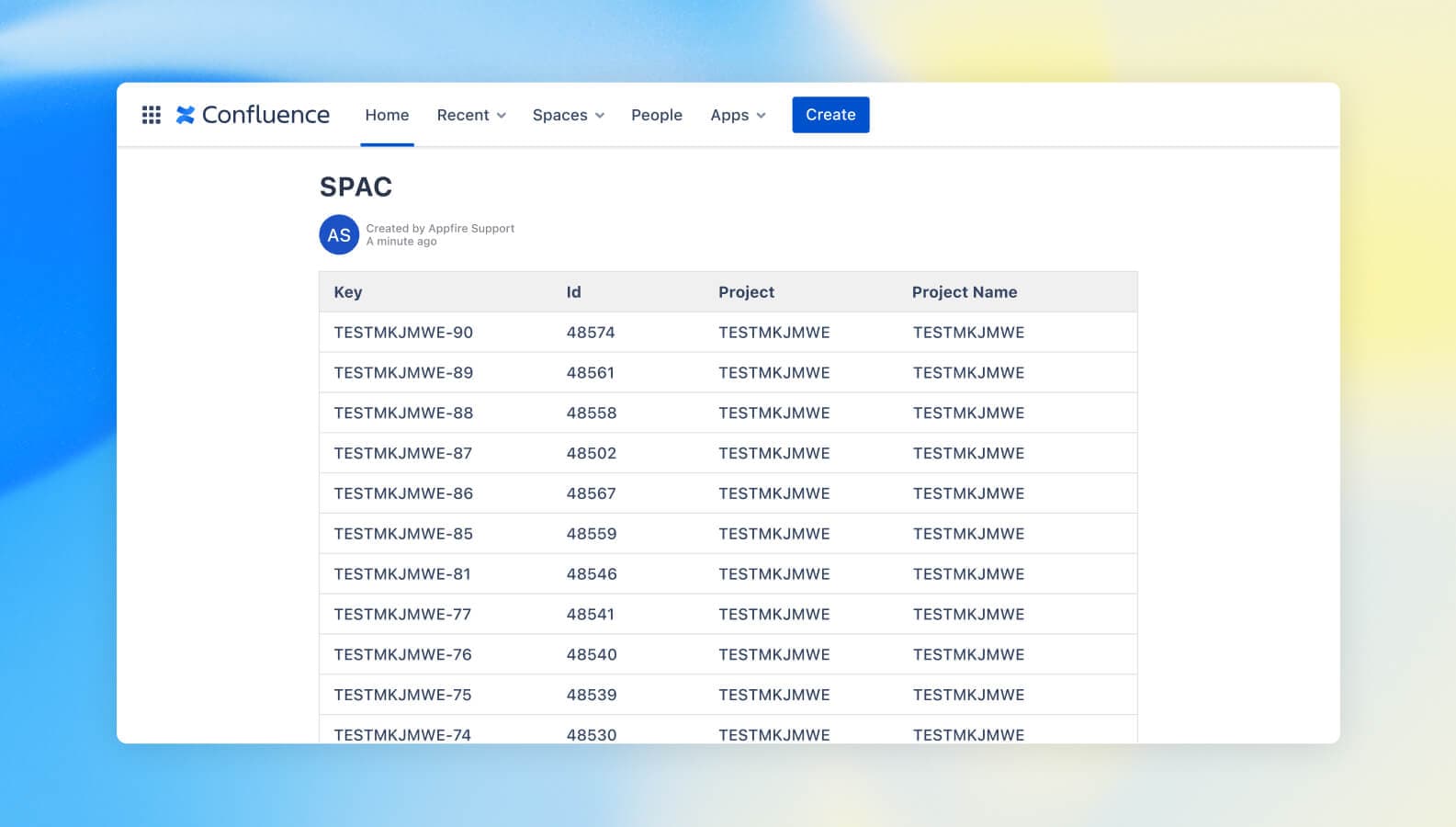 Display all Jira issues in Confluence in a table-format